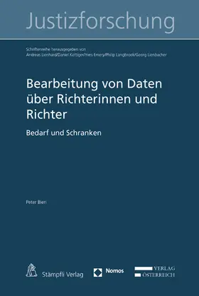 Bieri |  Bearbeitung von Daten über Richterinnen und Richter | eBook | Sack Fachmedien