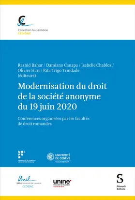 Bahar / Chabloz / Canapa |  Modernisation du droit de la société anonyme du 19 juin 2020 | Buch |  Sack Fachmedien