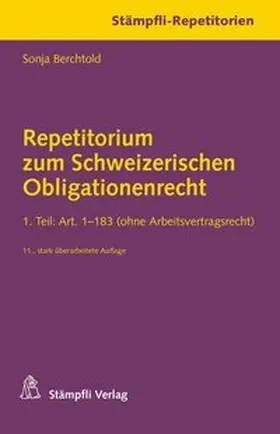 Berchtold |  Repetitorium zum Schweizerischen Obligationenrecht | Buch |  Sack Fachmedien