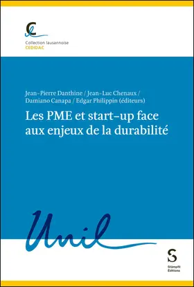 Danthine / Chenaux / Canapa |  Les PME et start-up face aux enjeux de la durabilité | Buch |  Sack Fachmedien