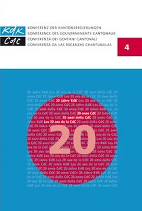 Hänni / Belser / Waldmann |  20 Jahre KdK Les 20 ans de la CdC 20 anni della CdC 20 onns CdC | Buch |  Sack Fachmedien