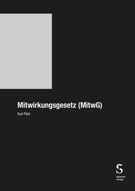 Pärli |  Mitwirkungsgesetz | Buch |  Sack Fachmedien