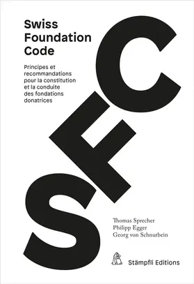 Sprecher / Egger / von Schnurbein |  Swiss Foundation Code 2021 | Buch |  Sack Fachmedien