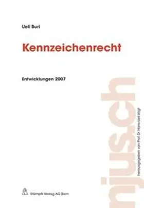 Buri / Vogt |  Kennzeichenrecht | Buch |  Sack Fachmedien