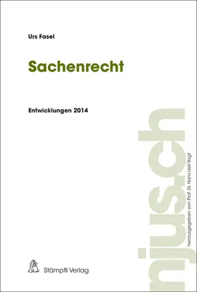 Fasel | Sachenrecht | Buch | 978-3-7272-8157-0 | www2.sack.de