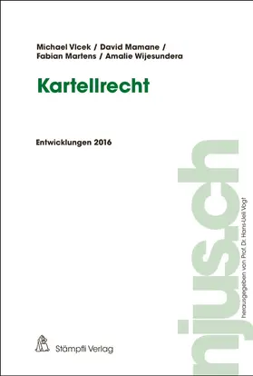 Vlcek / Mamane / Martens |  Kartellrecht | Buch |  Sack Fachmedien