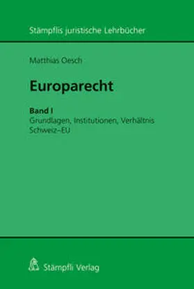 Oesch |  Europarecht | Buch |  Sack Fachmedien