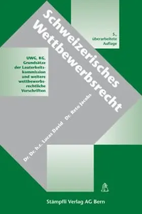 Lucas / Jacobs |  Schweizerisches Wettbewerbsrecht | Buch |  Sack Fachmedien