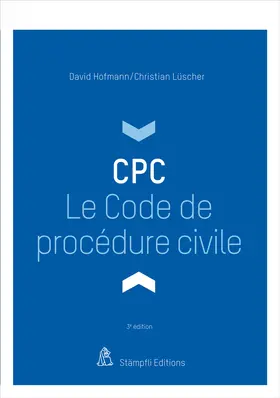Hofmann / Lüscher | Le Code de procédure civile | Buch | 978-3-7272-8920-0 | sack.de