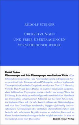 Steiner / Philippi |  Übersetzungen und freie Übertragungen verschiedener Werke | Buch |  Sack Fachmedien