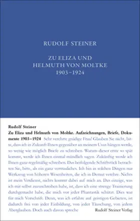 Steiner / Hoffmann / Barna |  Zu Helmuth und Eliza von Moltke | Buch |  Sack Fachmedien
