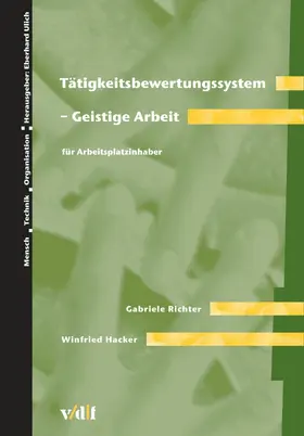 Hacker / Richter |  Tätigkeitsbewertungssystem - Geistige Arbeit | eBook | Sack Fachmedien