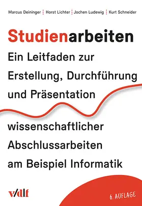 Deininger / Lichter / Ludewig |  Studienarbeiten | Buch |  Sack Fachmedien
