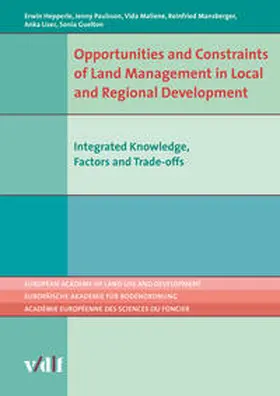 Paulsson / Hepperle / Maliene |  Opportunities and Constraints of Land Management in Local and Regional Development | Buch |  Sack Fachmedien