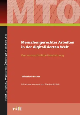 Hacker |  Menschengerechtes Arbeiten in der digitalisierten Welt | eBook | Sack Fachmedien