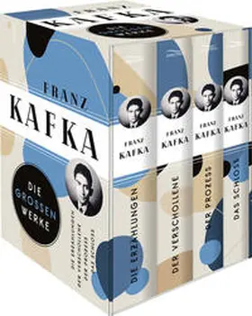 Kafka |  Franz Kafka, Die großen Werke (Die Erzählungen - Der Verschollene - Der Prozess - Das Schloss) (4 Bände im Schuber) | Buch |  Sack Fachmedien