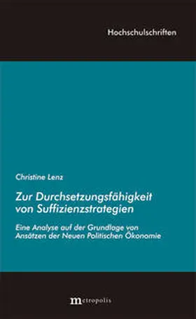 Lenz |  Zur Durchsetzungsfähigkeit von Suffizienzstrategien | Buch |  Sack Fachmedien