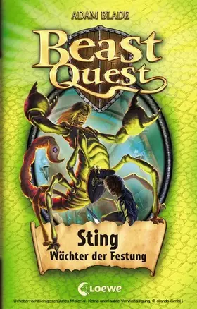 Blade |  Beast Quest (Band 18) - Sting, Wächter der Festung | eBook | Sack Fachmedien