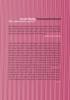 Alsleben / Bauer / Eske |  Social Media_Konversationskunst. Wie wärs denn schön? | Buch |  Sack Fachmedien