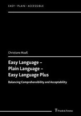 Maaß | Easy Language ¿ Plain Language ¿ Easy Language Plus | Buch | 978-3-7329-0691-8 | sack.de