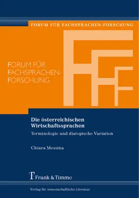Messina |  Die österreichischen Wirtschaftssprachen | eBook | Sack Fachmedien