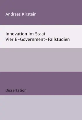 Kirstein |  Innovation im Staat | Buch |  Sack Fachmedien