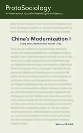 Peter / Krauße |  China's Modernization I | Buch |  Sack Fachmedien