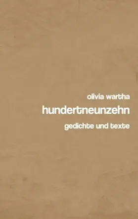 Wartha |  hundertneunzehn | Buch |  Sack Fachmedien