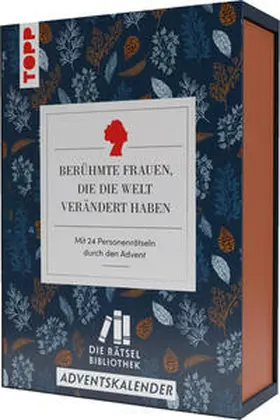 Heine |  Die Rätselbibliothek. Adventskalender - Berühmte Frauen, die die Welt verändert haben | Buch |  Sack Fachmedien