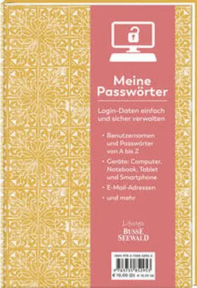 frechverlag |  Meine Passwörter. | Buch |  Sack Fachmedien