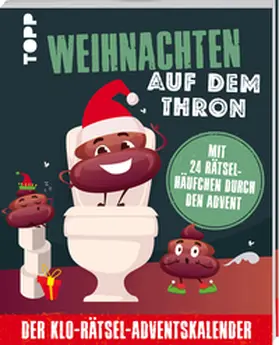 frechverlag / Heine |  Weihnachten auf dem Thron: Der Klo-Rätsel-Adventskalender. Mit 24 Rätselhäufchen durch den Advent | Buch |  Sack Fachmedien