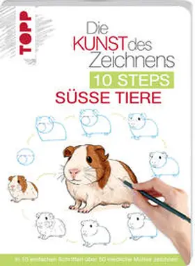 Lecouffe |  Die Kunst des Zeichnens 10 Steps - Süße Tiere | Buch |  Sack Fachmedien
