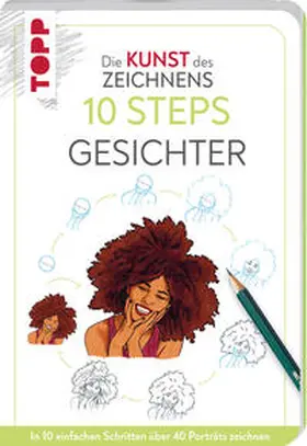 Lecouffe |  Die Kunst des Zeichnens 10 Steps - Gesichter | Buch |  Sack Fachmedien