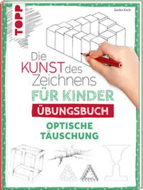 Keck |  Die Kunst des Zeichnens für Kinder Übungsbuch - Optische Täuschung | Buch |  Sack Fachmedien