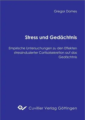 Domes |  Stress und Gedächtnis | eBook | Sack Fachmedien
