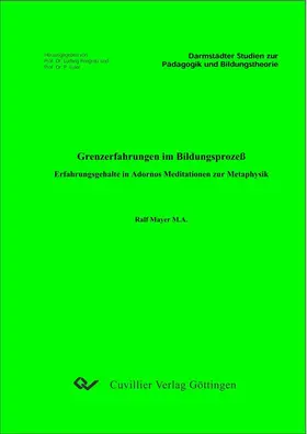 Mayer |  Grenzerfahrungen im Bildungsprozeß | eBook | Sack Fachmedien