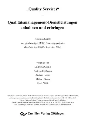 Simon |  Quality Services | eBook | Sack Fachmedien