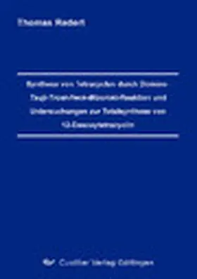 Redert |  Synthese von Tetracyclen durch Domino-Tsuji-Trost-Heck-Mizoroki-Reaktion und Untersuchungen zur Totalsynthese von 12-Desoxytetracyclin | eBook | Sack Fachmedien