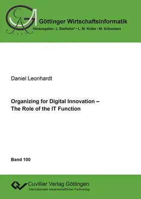 Leonhardt |  Organizing for Digital Innovation – The Role of the IT Function | eBook | Sack Fachmedien