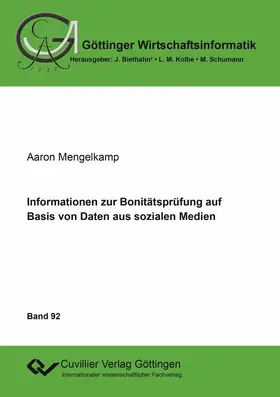 Mengelkamp |  Informationen zur Bonitätsprüfung auf Basis von Daten aus sozialen Medien | eBook | Sack Fachmedien