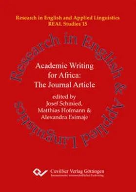 Schmied / Hofmann / Hoffmann |  Academic Writing for Africa: The Journal Article | Buch |  Sack Fachmedien