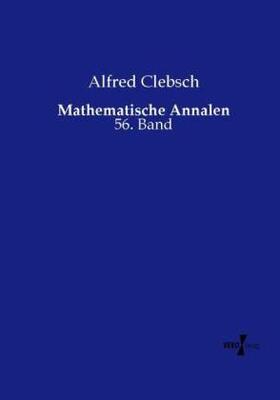 Clebsch |  Mathematische Annalen | Buch |  Sack Fachmedien