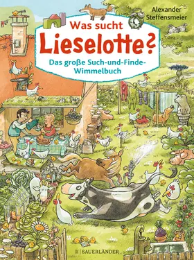 Steffensmeier |  Was sucht Lieselotte? Das große Such-und-Finde-Wimmelbuch | Buch |  Sack Fachmedien