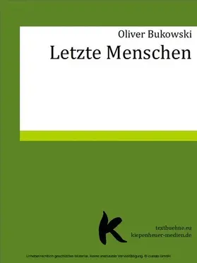 Bukowski |  LETZTE MENSCHEN | eBook | Sack Fachmedien