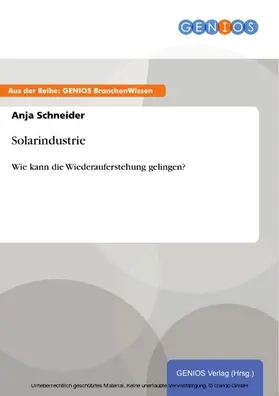 Schneider |  Solarindustrie | eBook | Sack Fachmedien