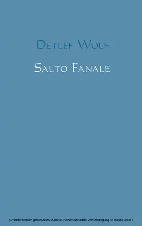 Wolf |  Salto Fanale | eBook | Sack Fachmedien