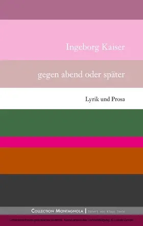 Kaiser |  Gegen abend oder später | eBook | Sack Fachmedien