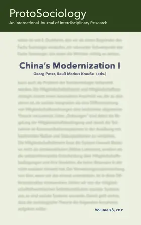 Peter / Krauße |  China's Modernization I | eBook | Sack Fachmedien