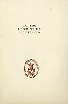 Wolf / Troll / Kuhn |  Goethe. Die Schriften zur Naturwissenschaft (Leopoldina) | Buch |  Sack Fachmedien