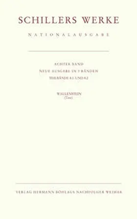 Oellers |  Schillers Werke. Nationalausgabe | Buch |  Sack Fachmedien